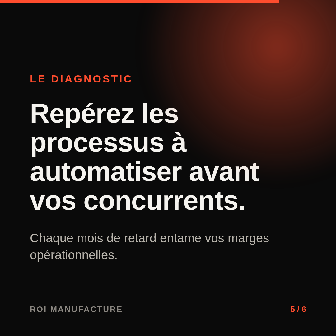 Repérez les processus à automatiser avant vos concurrents.